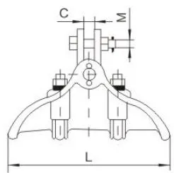 XGF-X Suspension Clamp (Bottom-Suspension Type)