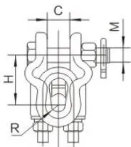 XGH Suspension Clamp (Handbag Type)