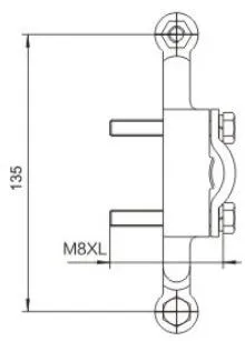 YG-GP / YG-GPS Conductor Fixing Clamp